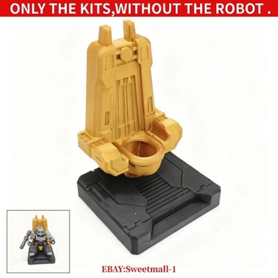 Interesting 3D Printed Toilet Throne Upgrade Kit For Blokees GALAXY Megatank