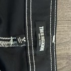 True Religion Men's Black Cargo Denim Jeans 34 Straight Fit Flat Front Pockets — photo 4