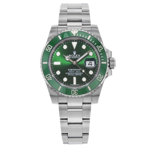 Rolex Submariner 40mm Hulk Steel Green 