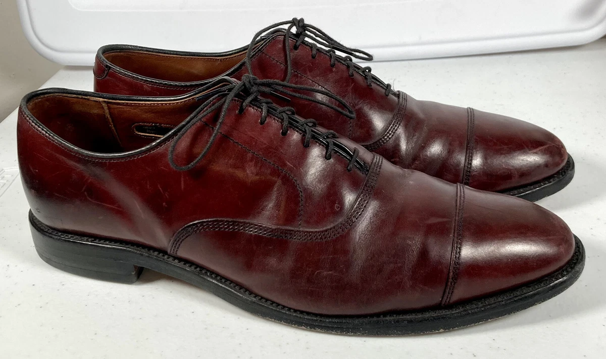 Allen Edmonds Park Avenue Oxfords Cap Toe Dress Shoes Merlot 5875 Mens 11 B  USA