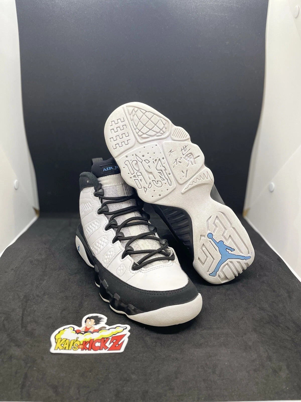 Nike Air Jordan 9 Retro GS ""University Blue"" 2020 302359 140 taglia 4Y 5 5W