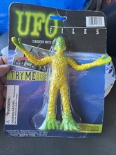 UFO FILES  TOY CONCEPTS ALIEN BENDABLE FIGURE MOC MARSHAN ASSASSIN NEW