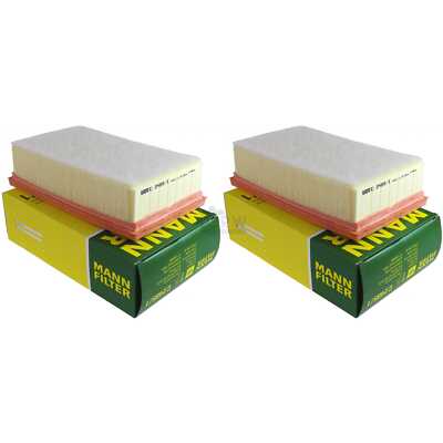 2x Original MANN-FILTER Luftfilter C 2485/1 Air Filter