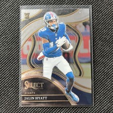 Jalin Hyatt Club Level Rookie 2023 Panini Select New York Giants