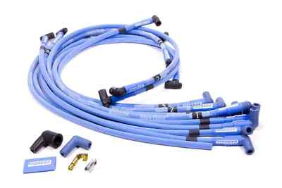 Moroso 72407 Blue Max Spiral Core Race Wire Set Slvd 8mm 90° Boot Under Header