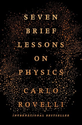 Seven Brief Lessons on Physics - HardBack NEW Carlo Rovelli 2016-03