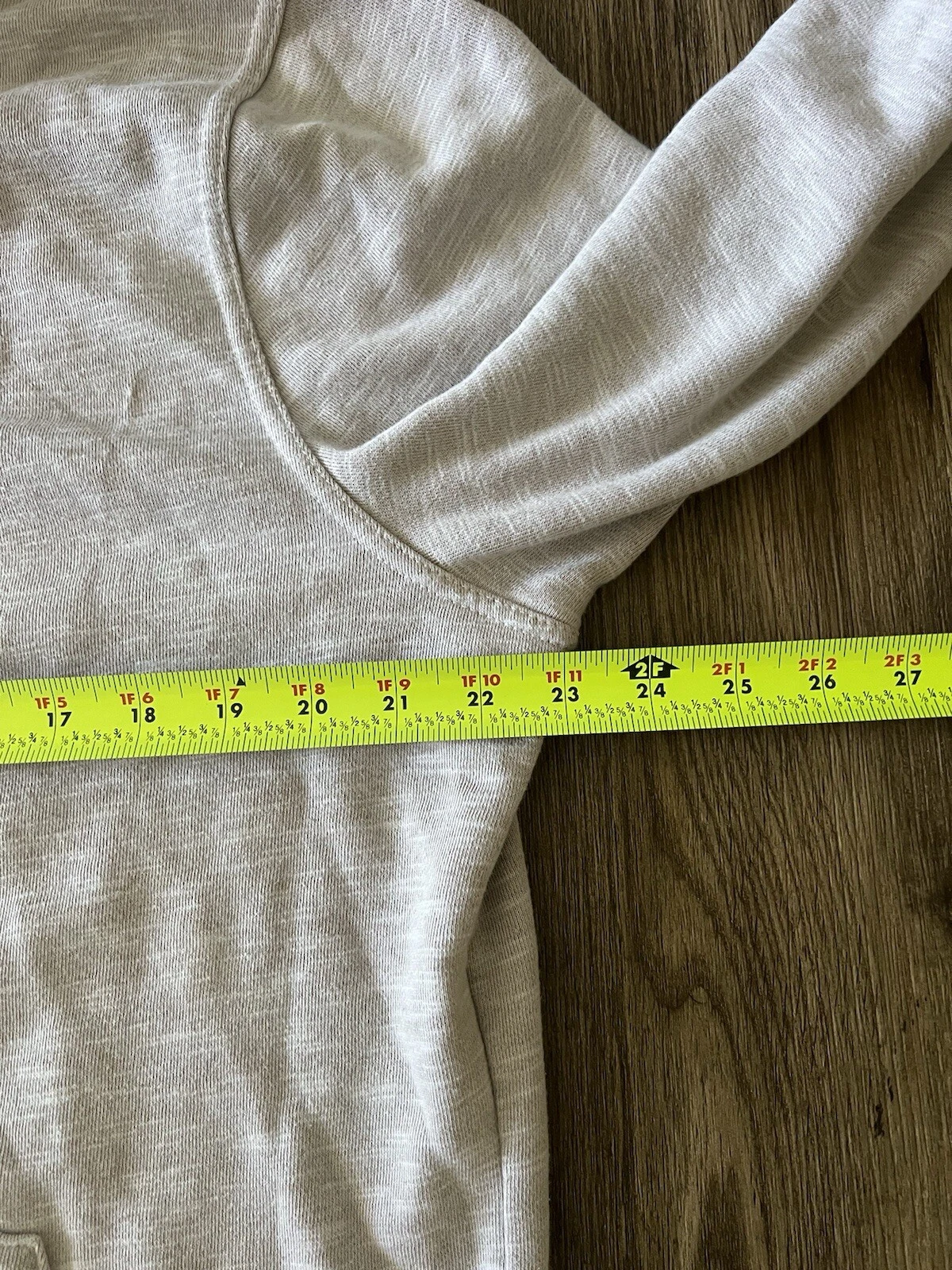 OFF WHITE Hollister Felpa con Cappuccio Donna XL Small Beige Off White Felpa Tasca con Cappuccio Logo