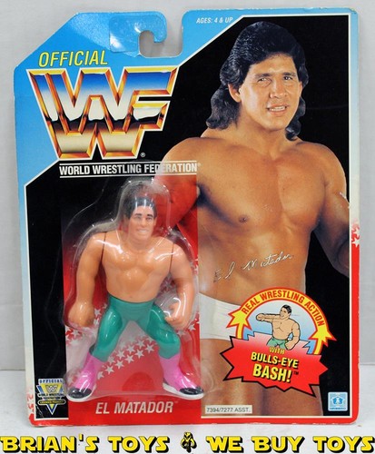 Vintage 1992 Hasbro WWF El Matador Action Figure B...