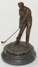 Ben Hogan Male GOLFER Sports Memorabilia Golf Club Art PGA Bronze Marble Figure