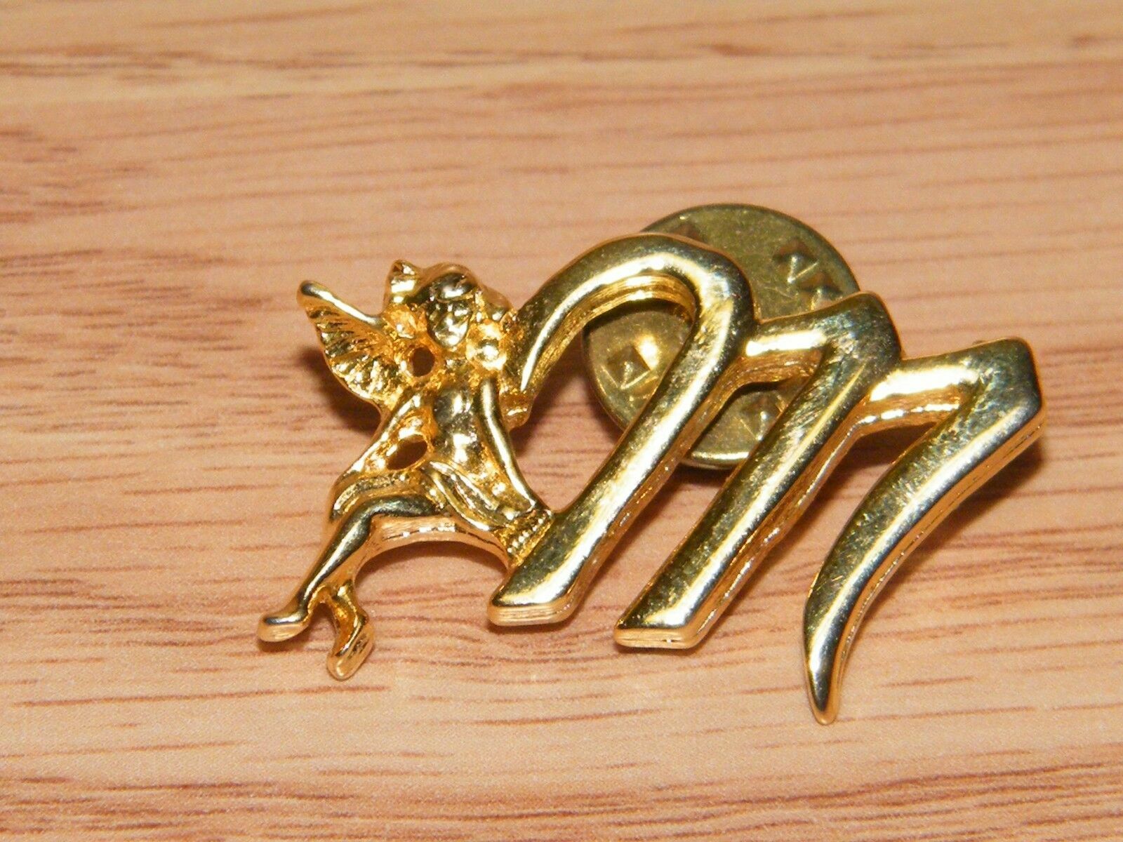 Initial "M" with Angel Collectible Costume Fashion Je… Gem