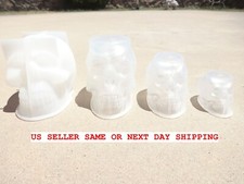 SKULL MOLD SILICONE 3D EPOXY RESIN CANDLE CAN...