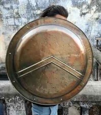 Medieval Spartan Knight Shield 18 inch  King Leonidas 300 18 Gauge Metal Shield