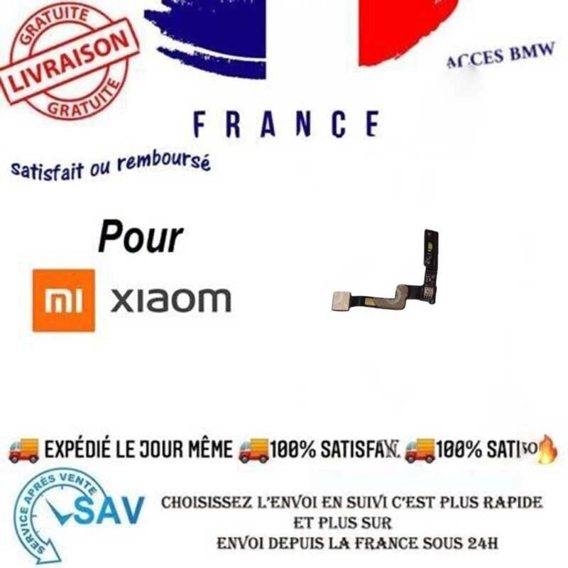 Nappe Capteur D'empreinte Pour Xiaomi Mi Mix 2 / Mi Mix 2S - Photo 1/1