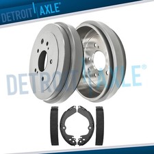 Rear Brake Drums Brake Shoes Kit for 2013 - 2018 Chevy City Express Nissan NV200