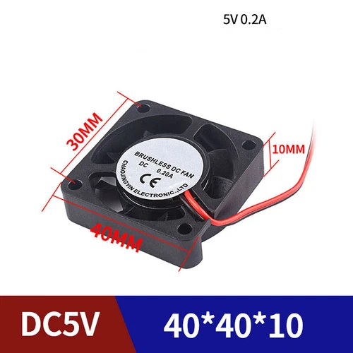 Lüfter Gehäuselüfter Radial Silent 12V 24V für PC Computer leise 40mm-120mm - Bild 6 von 19