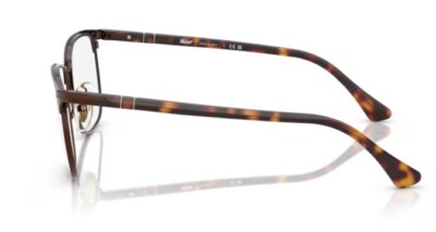 メガネ Persol FW24 Persol - 0PO1021V - 1124 (0PO1021V 1124) Persol 0PO1021V 1124 Brown/ Clear Square Shape 53mm Unisex