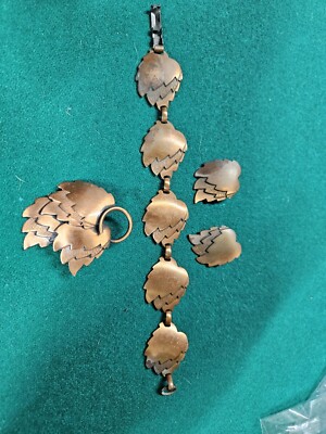 3 Piece Genuine Copper Jewelry Set