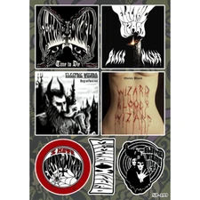 Electric Wizard Albums Sticker Pack | Dopethrone Time to Die Stoner Metal Band