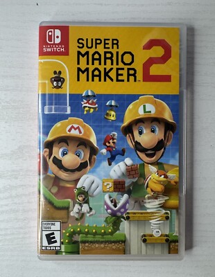 Replacement Case For Super Mario Maker 2 Nintendo Switch - CASE ONLY - NO GAME