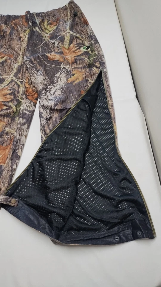 Pantalones de caza Mossy Oak para hombre talla XL camuflaje aislado cordón cremallera pierna Foto 2 de 4