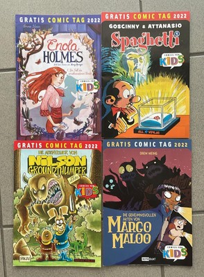 4x Gratis Comics für Kids vom Comic Tag 2022