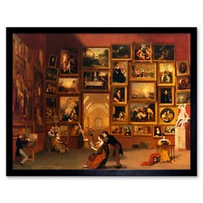 Morse-Galerie Louvre Paris Kunstplakat Gerahmter Druck 30x40 cm