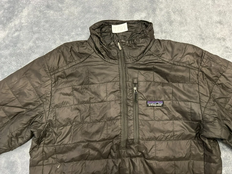 JAQUETA MASCULINA PATAGONIA NANO PUFF PEQUENA CINZA AMEIXA QUENTE ISOLAMENTO NEVE - Imagem 2 de 4