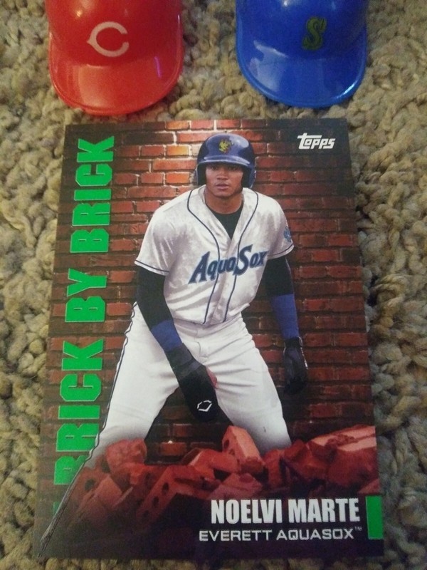 Noelvi Marte Topps Pro Debut 2022 Brick by Brick  60/99 🔥 RARE🔥RC Rookie Reds