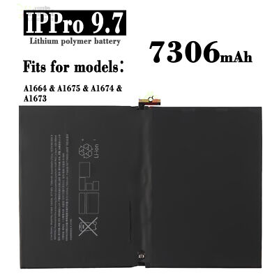 For iPad Pro 9.7 A1664 A1673 A1674 Internal Li-ion Battery