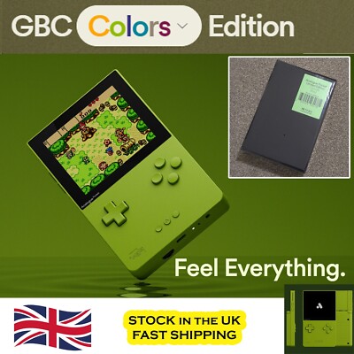 Analogue Pocket Farbe Kiwi Green - Konsole FPGA Limited Edition BRANDNEU in UK