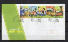 AUSTRALIE - Enfants Inventive aus. 2009 - série de 5 timbres sur 1 enveloppe FDC