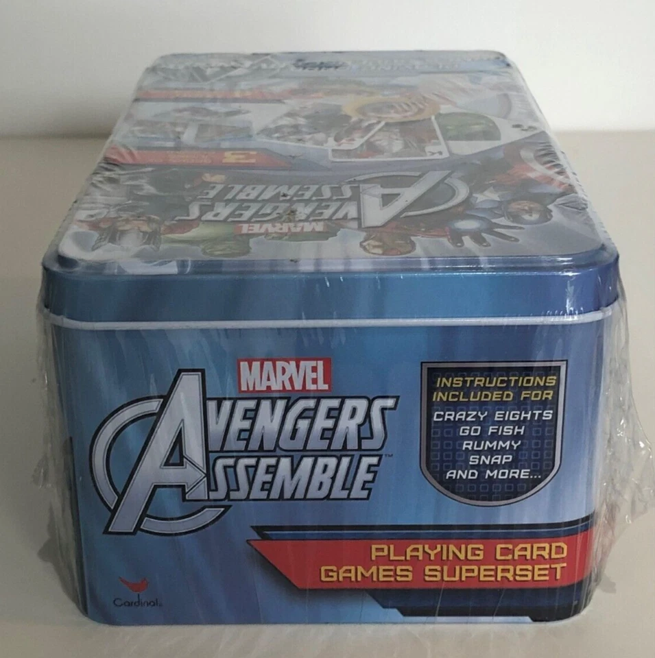 Avengers Assemble Playing Card Superset Games Marvel NEW Go Fish 3 Jumbo Decks - Image 4 of 4