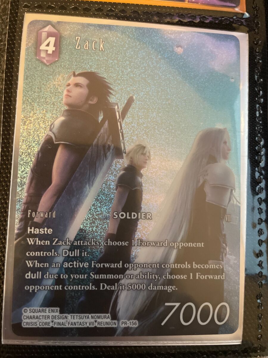Zack Foil Full Art Promo - PR-156 - NM - Final Fantasy TCG Zack Foil Full Art Promo - PR-156 - NM - Final Fantasy TCG