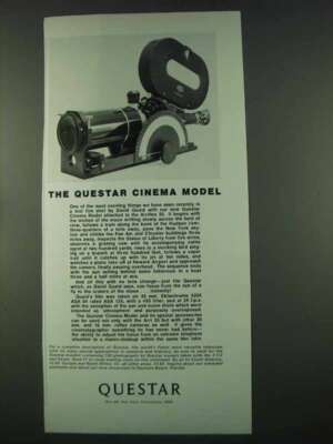 1974 Questar Cinema Model Telescope Ad