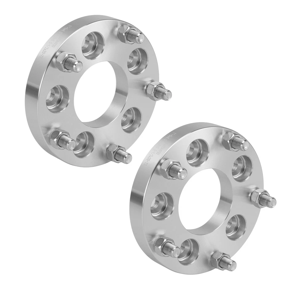 4Pcs 1" inch 5x4.5 to 5x5.5 Wheel Adapters 1/2"x20 For Jeep Wrangler Ford Ranger - Image 3 of 4