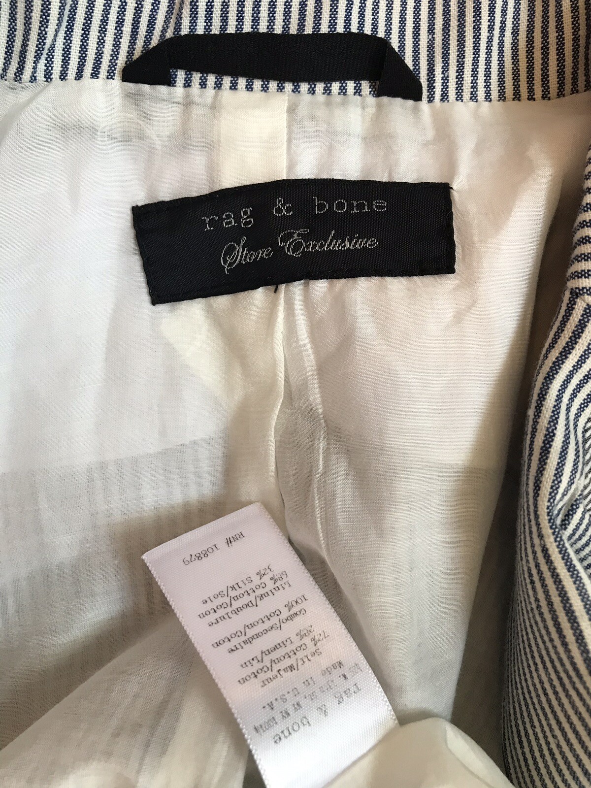 RAG and Bone  Striped  Fitted Jacket  (S  ) - image 11