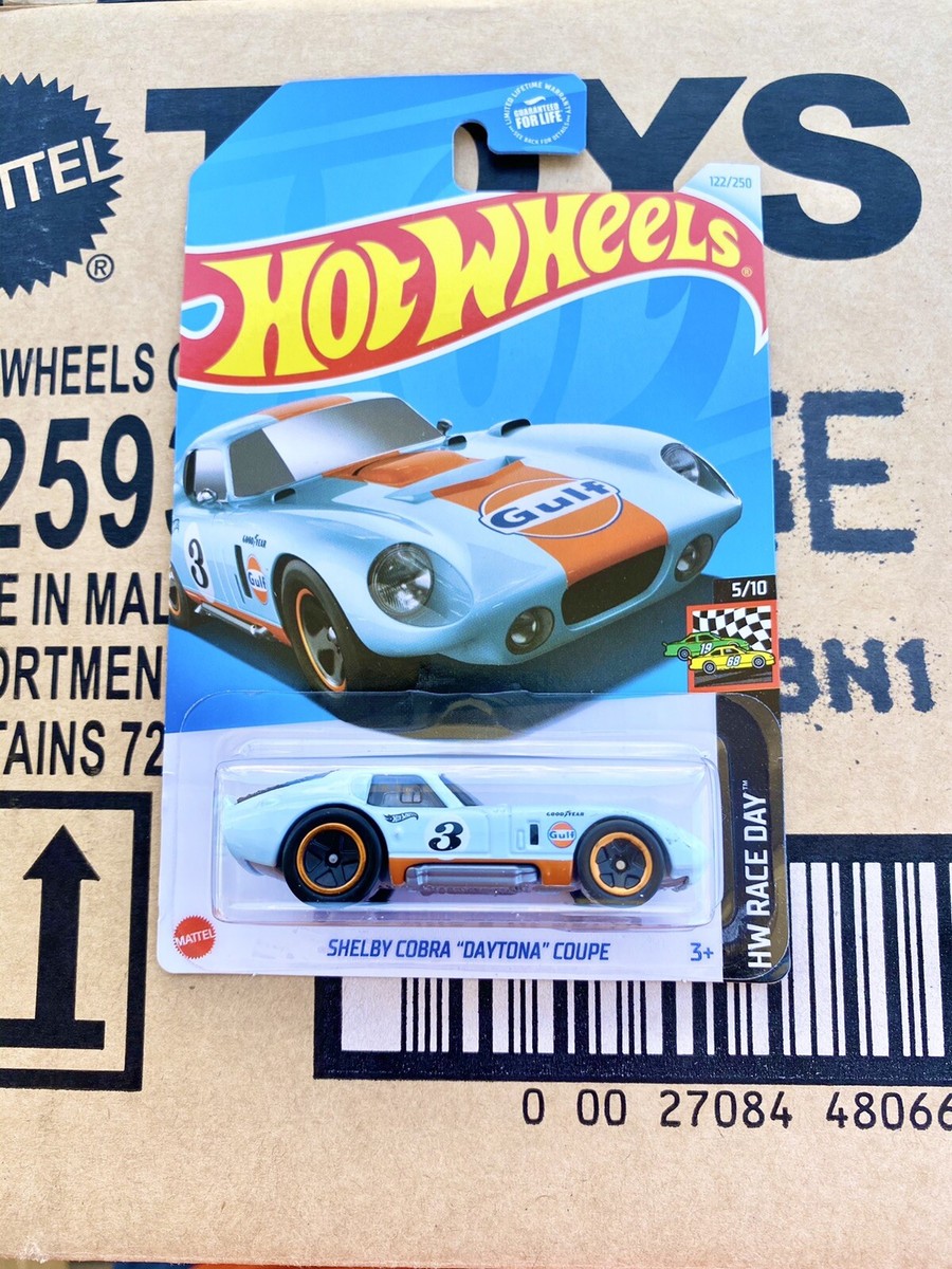 Gulf Collector 2024 Hot Wheels Shelby Cobra Daytona Coupe 122/250 Race Day  VHTF
