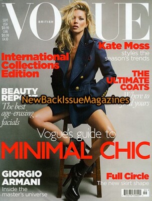 UK Vogue 9/10,Kate Moss,Guinevere Van Seenus,Jamie Bochert,James Brett,LAST ONE
