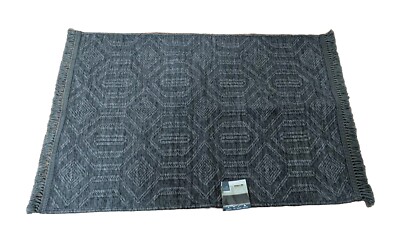 Off The Loom Accent Rug 30'' X 45'' Anthracite 