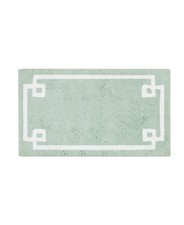 Madison Park H2709 Ethan 24 in. x 40 in. Seafoam Tufted Cotton Bath Rug