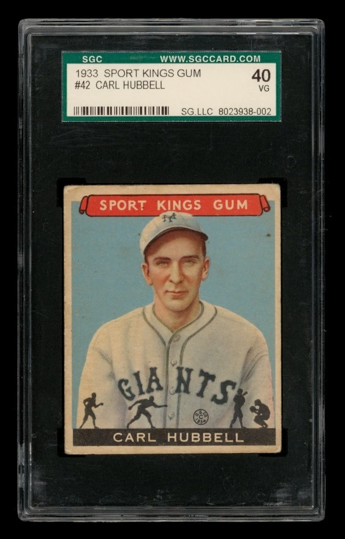 Carl Hubbell 原版棒球体育交易卡和配件| eBay
