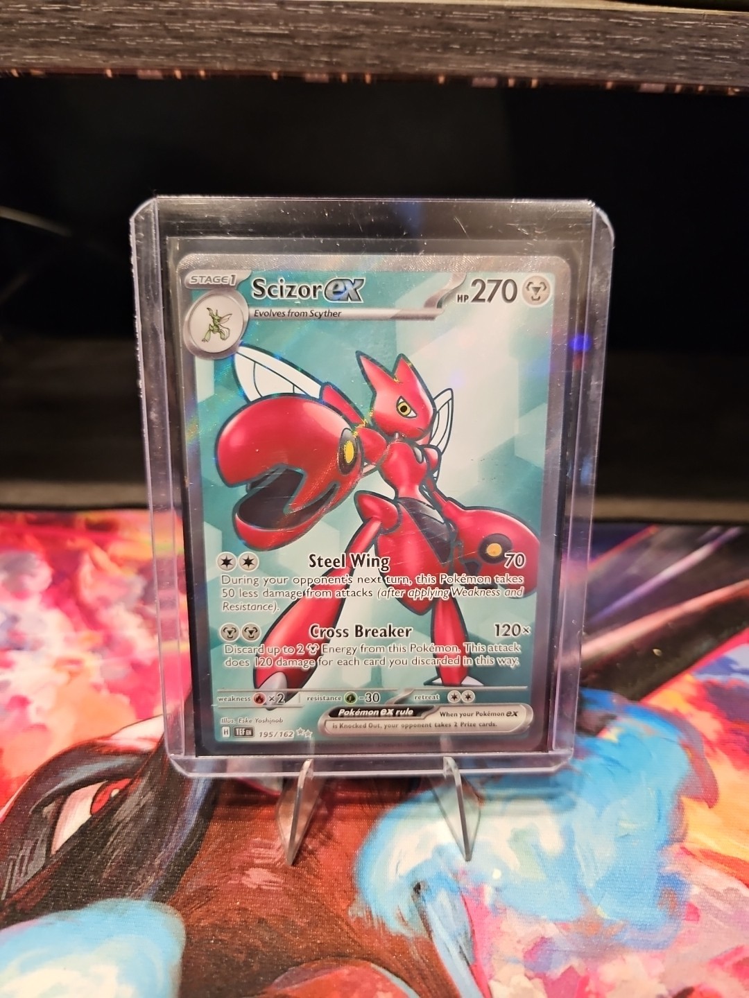 Scizor ex Temporal Forces 195/162 Full Art Ultra Rare NM