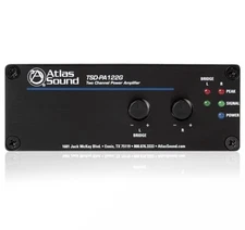 NEW Atlas Sound TSD-PA122G 12W X 2 @ 4Ω 2-CHANNEL POWER AMPLIFIER