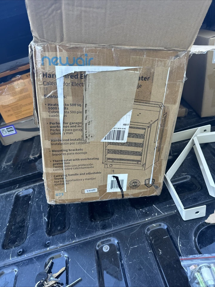 NewAir G73 240V 5000 vatios calentador de espacio con cable, beige probado Foto 2 de 4
