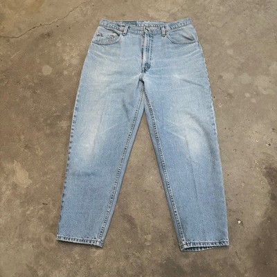 Levi's 560 Jeans Mens 38x30 Light Wash Loose Fit Tapered Leg USA Vintage 90s