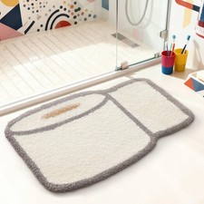 Lumi Cute Bathroom Rugsarea Rug Non Slip Rubber Backing Ultra Soft Funny
