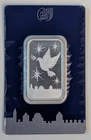HOLY LAND MINT DOVE OF PEACE 1/2 OUNCE SILVER BAR IN ASSAY CARD SKU IL000015