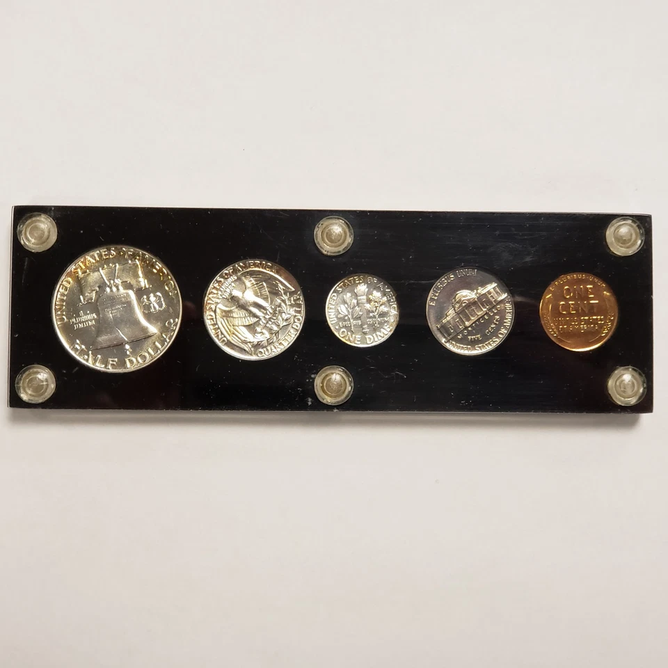 Juego de prueba de plata 1953 Estados Unidos soporte de plástico capital - SKU-X5504 Foto 2 de 4