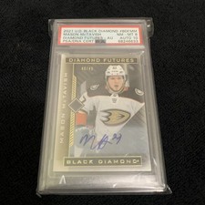2021-22 Upper Deck Black Diamond Futures Autographs Mason McTavish /49 #BDF-MM