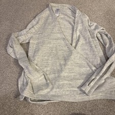 Ivivva Gray Sweater Wrap Lululemon Size XL